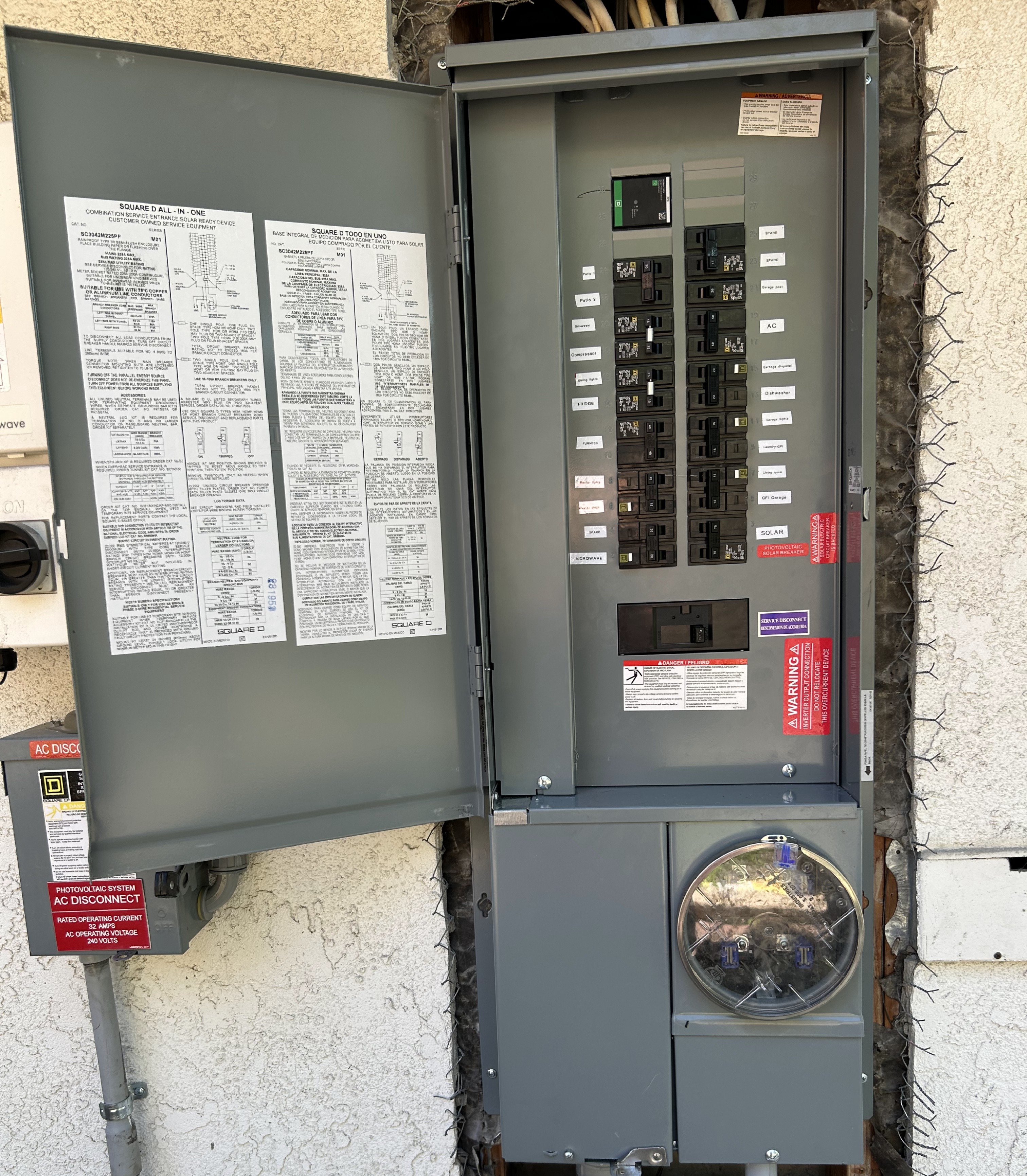 Solar-ready 200A install